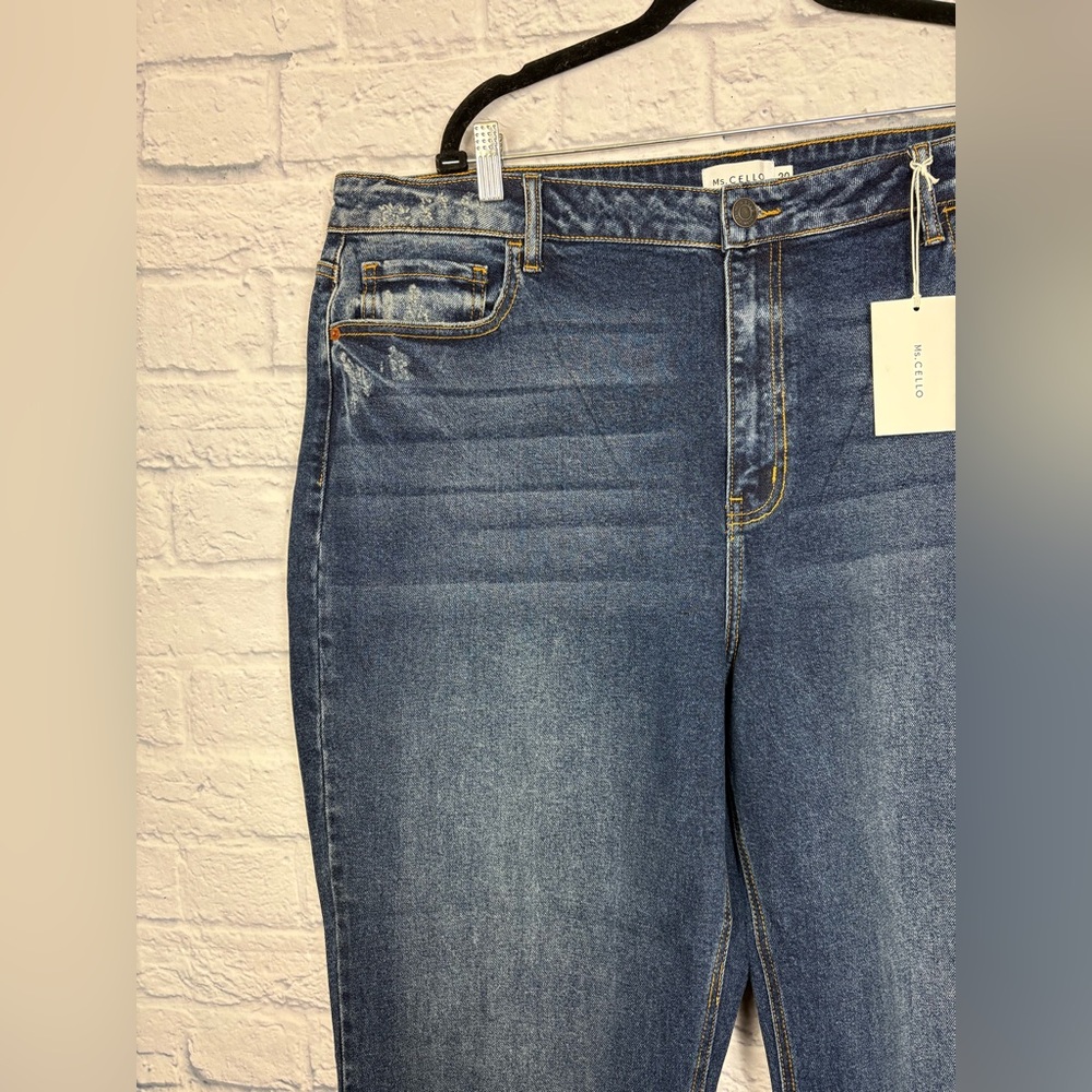 NWT Ms.Cello High Rise Straight Jeans Size 20 - Picture 2 of 6